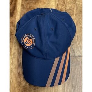 Adidas Roland Garros Paris Hat Cap Strapback French Open OSFM Black Tennis